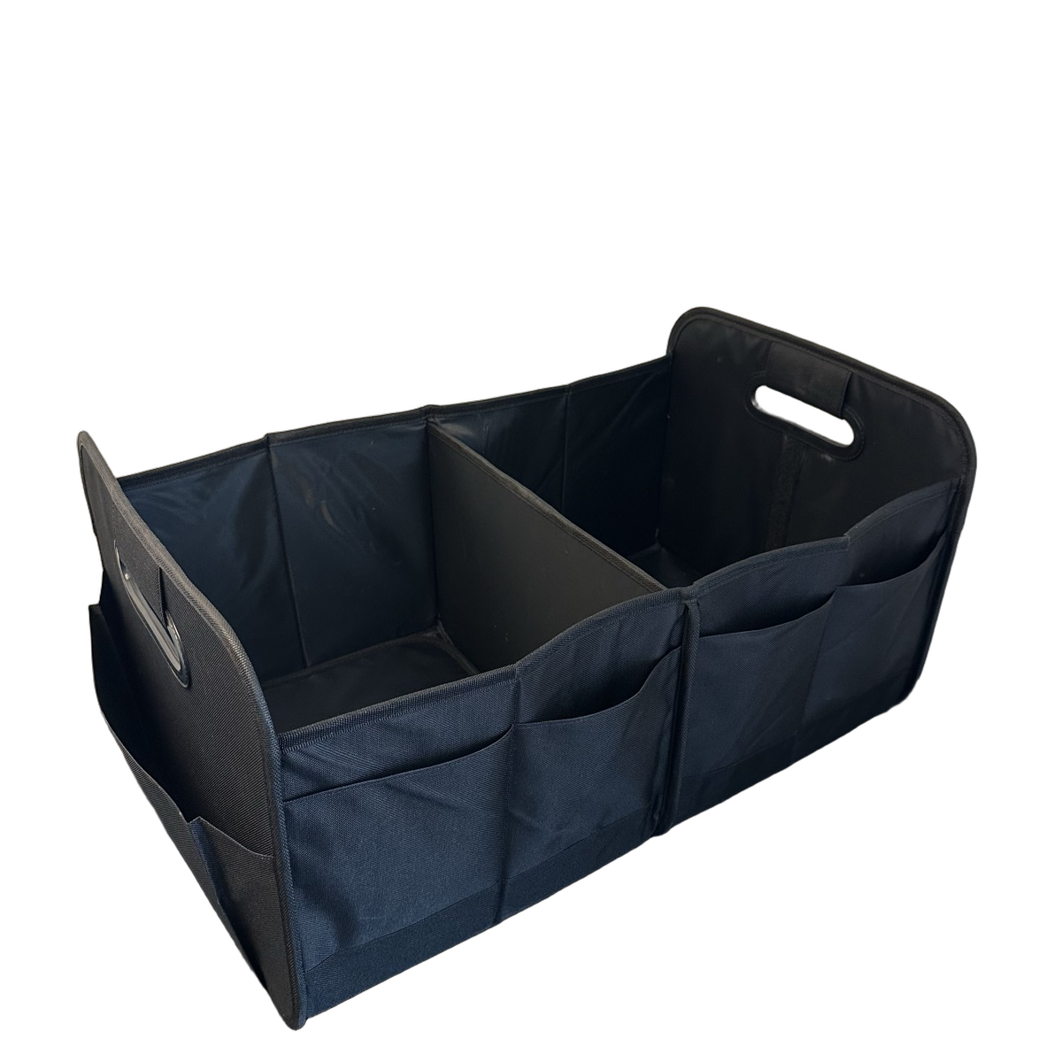 AUTOMOD organizer in active use with car detailing chemicals